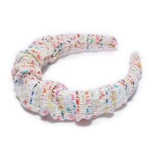 Lele Sadoughi TAFFY RAINBOW TWEED KELLY
HEADBAND